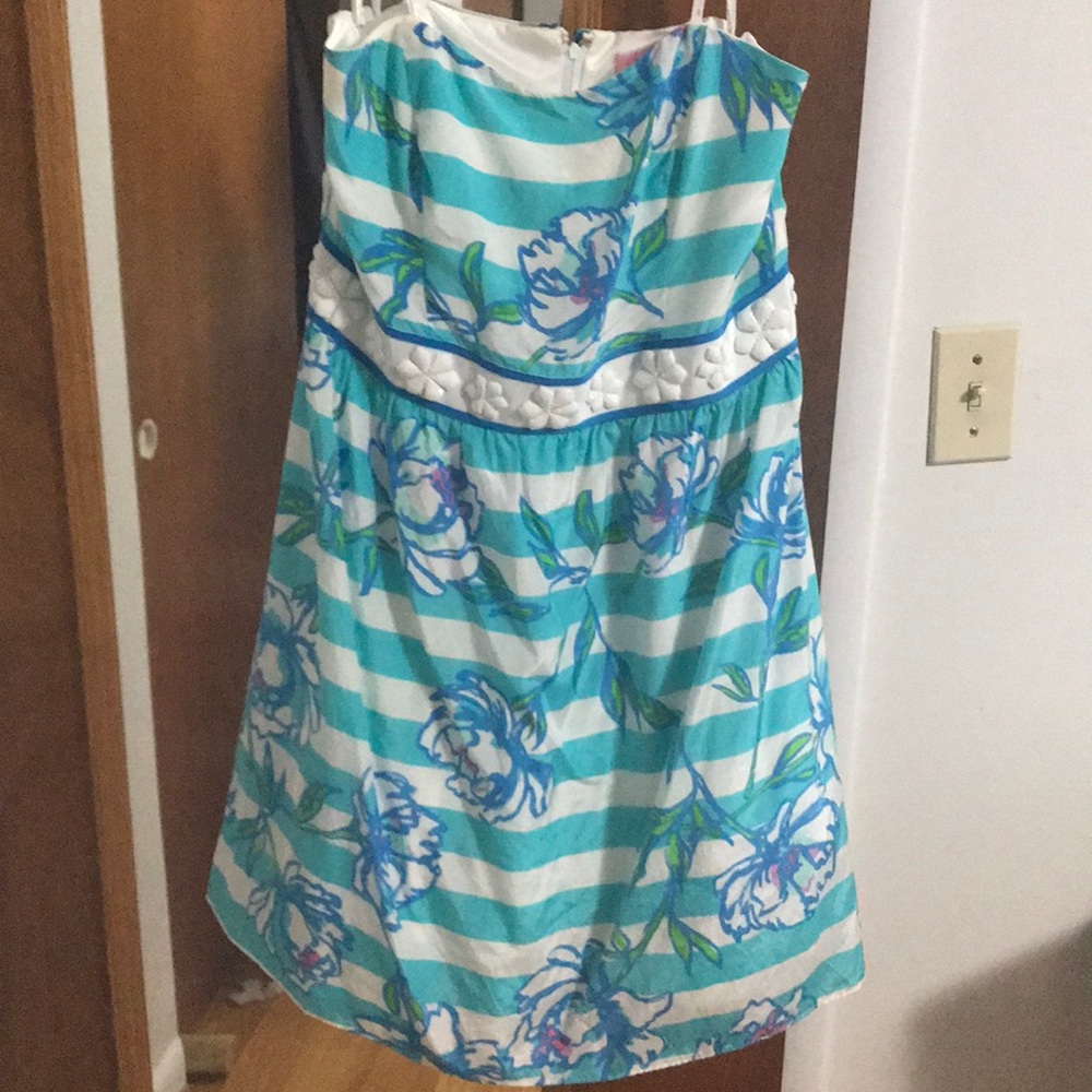 Lilly Pulitzer strapless dress